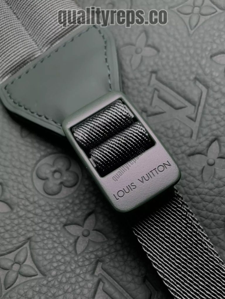 Christopher MM Backpack Taurillon Monogram Forest Green Leather Quality Reps