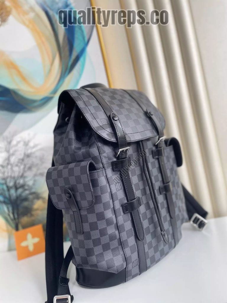 Christopher MM Damier Graphite Canvas Quality Reps