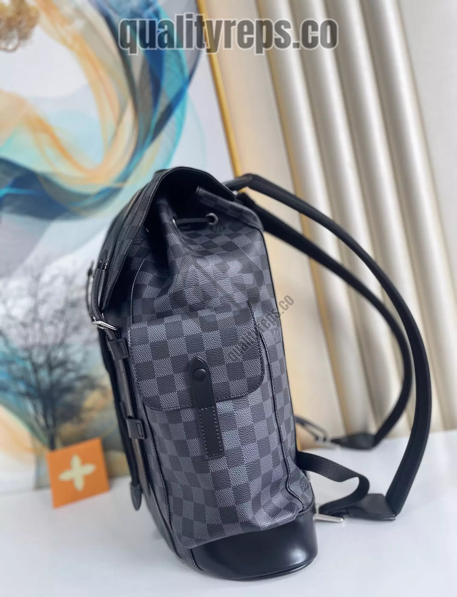 Christopher MM Damier Graphite Canvas Quality Reps - Image 4