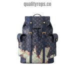 Christopher MM Monogram Bleach Ink Blue Quality Reps