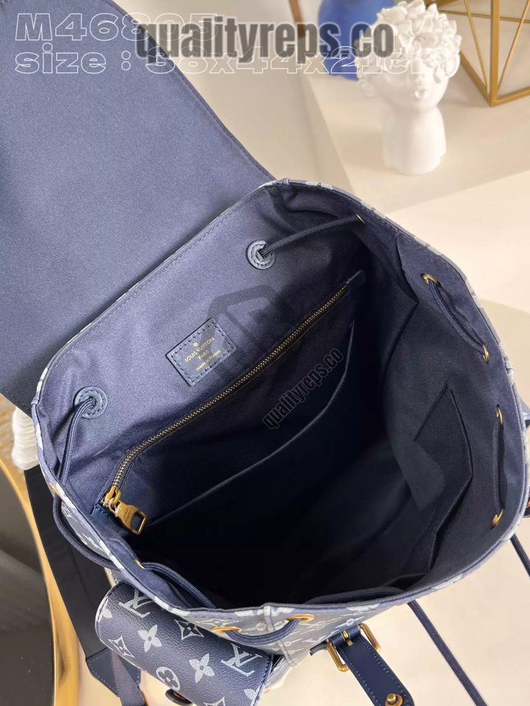 Christopher MM Monogram Bleach Ink Blue Quality Reps