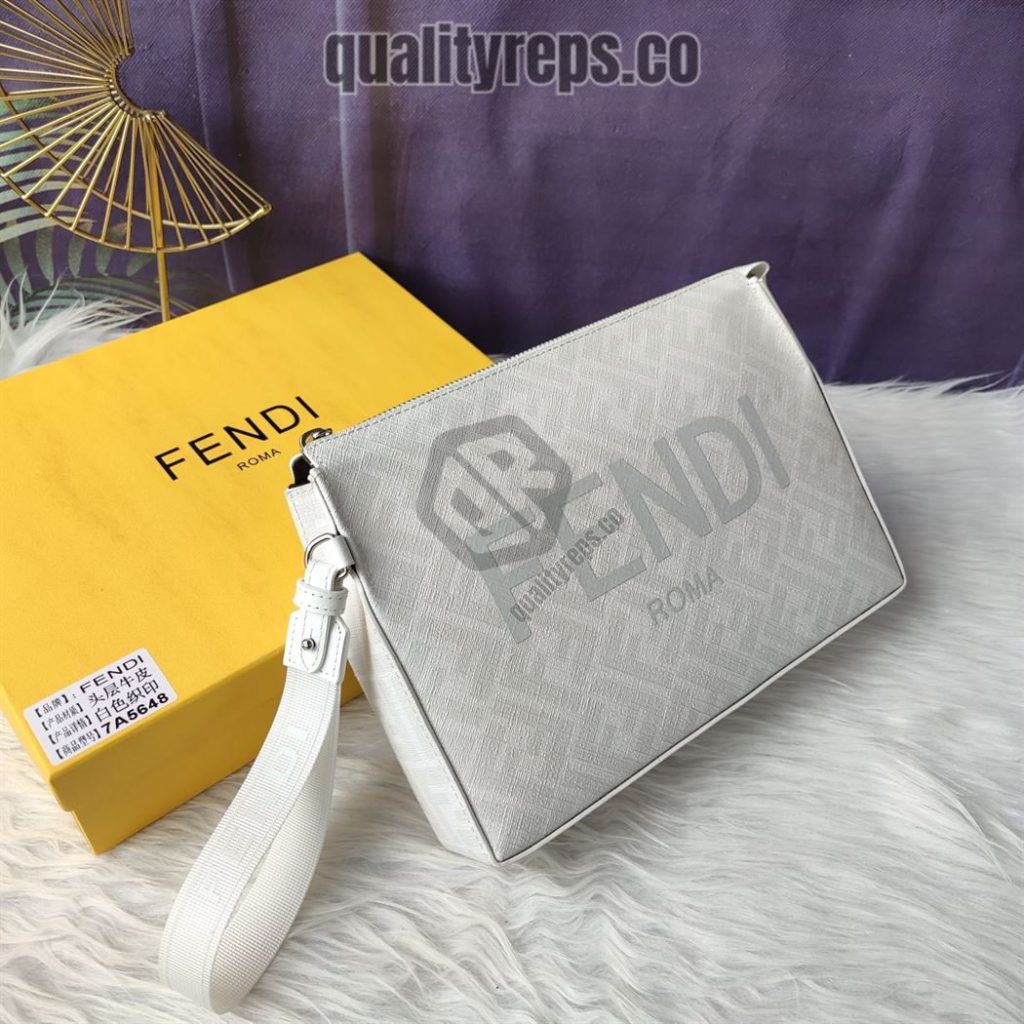 Clutch Pack White FF Fabric Pouch FB032 Quality Reps