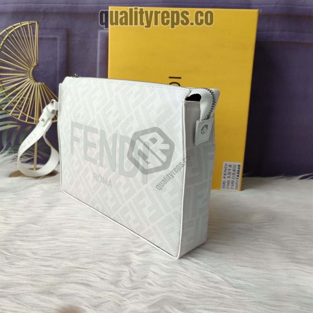 Clutch Pack White FF Fabric Pouch FB032 Quality Reps