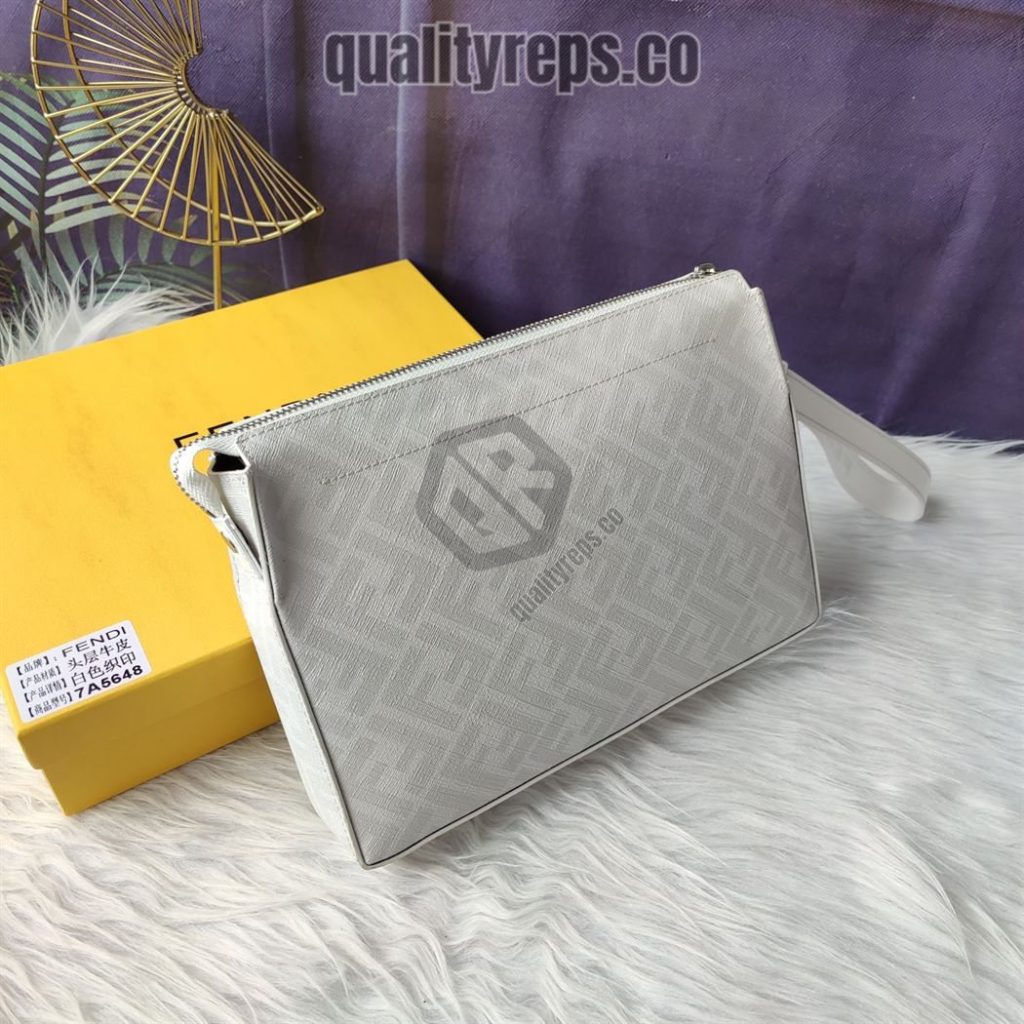 Clutch Pack White FF Fabric Pouch FB032 Quality Reps