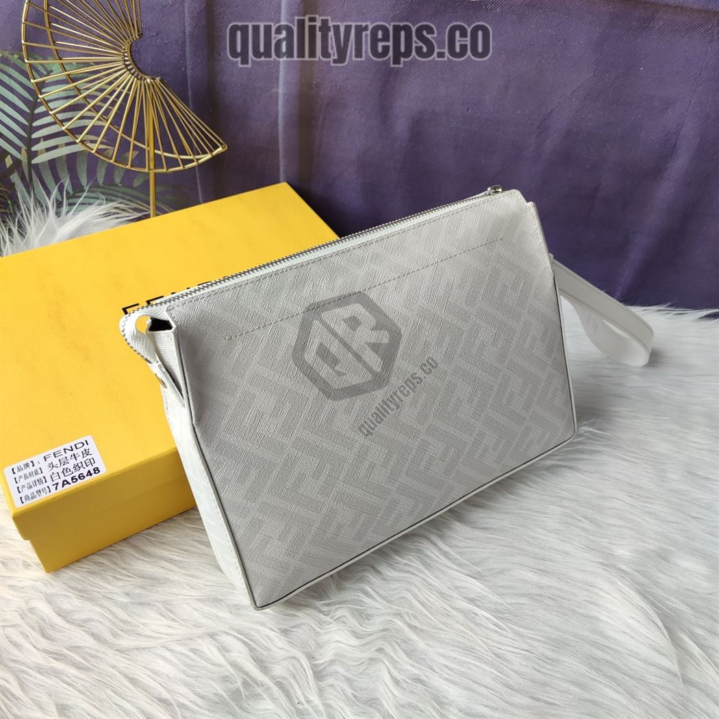Clutch Pack White FF Fabric Pouch FB032 Quality Reps - Image 5