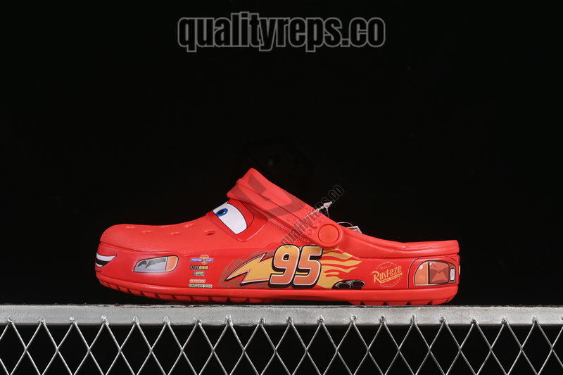 Crocs Classic Clog Lightning McQueen Red Quality Reps 2