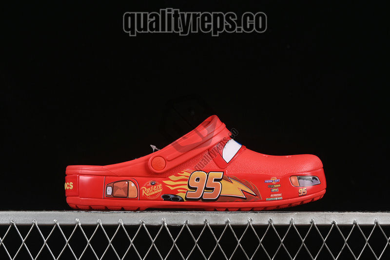 Crocs Classic Clog Lightning McQueen Red Quality Reps 3