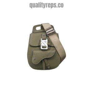 Dior Gallop Sling Bag Khaki Grained Calfskin Quality Reps