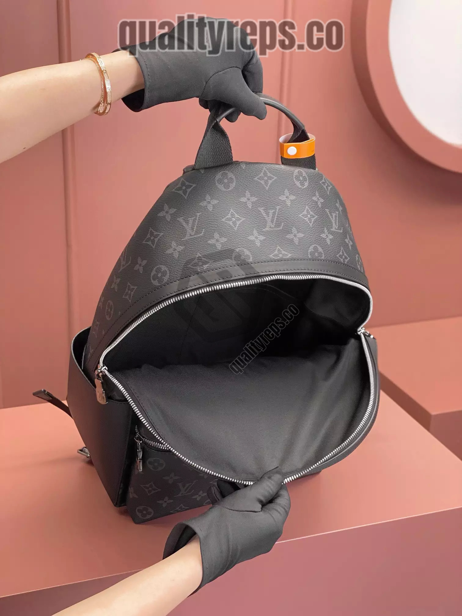 Discovery Backpack PM Monogram Eclipse Canvas Quality Reps - Image 10
