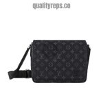 District PM Messenger Bag Monogram Eclipse Coated Canvas Quality Reps