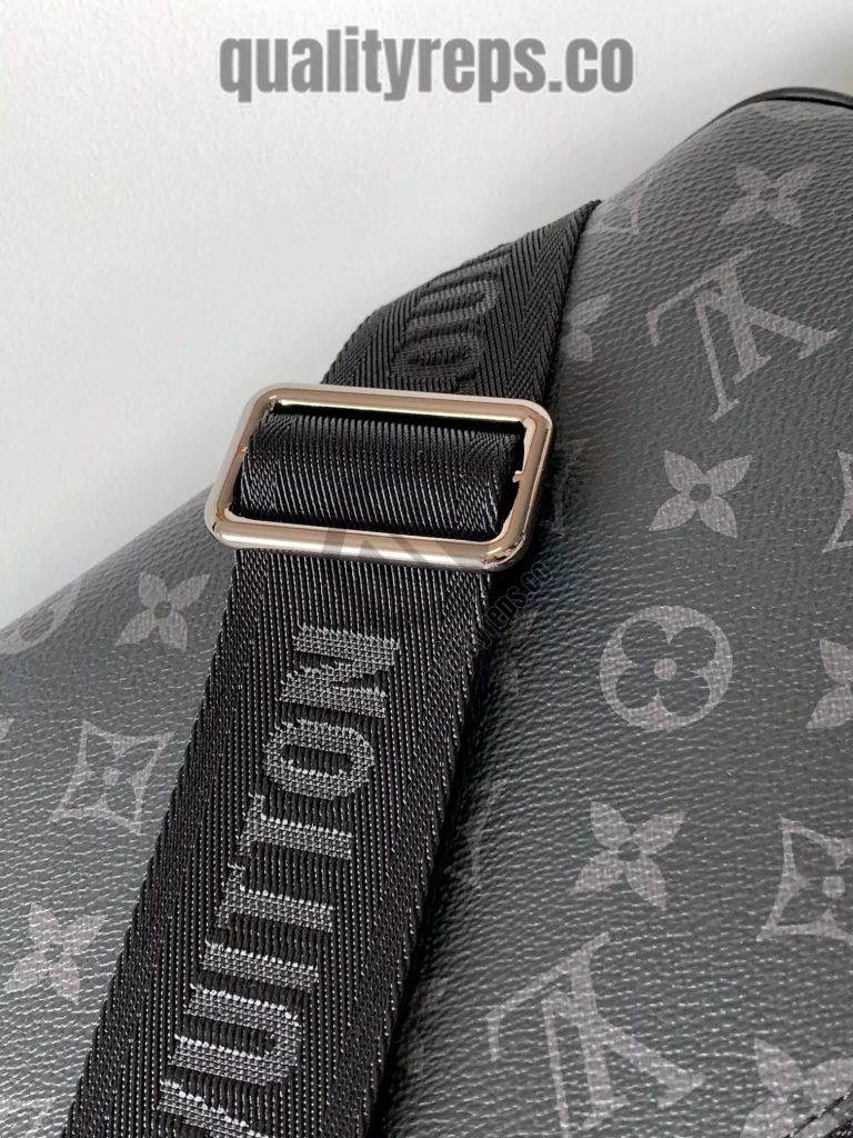 District PM Messenger Bag Monogram Eclipse Coated Canvas Quality Reps