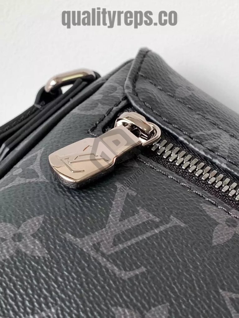 District PM Messenger Bag Monogram Eclipse Coated Canvas Quality Reps