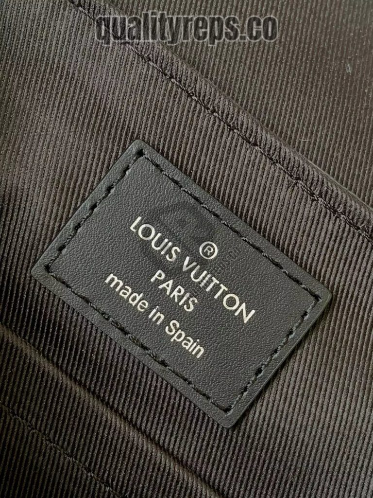 District PM Messenger Bag Monogram Eclipse Coated Canvas Quality Reps