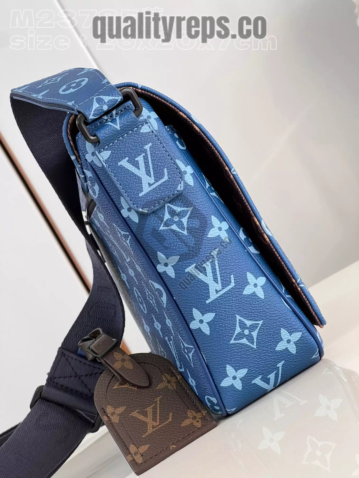 District PM Monogram Other Atlantic Blue Quality Reps - Image 4