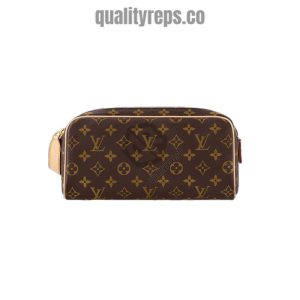 Dopp Kit Toilet Pouch Monogram Canvas Quality Reps
