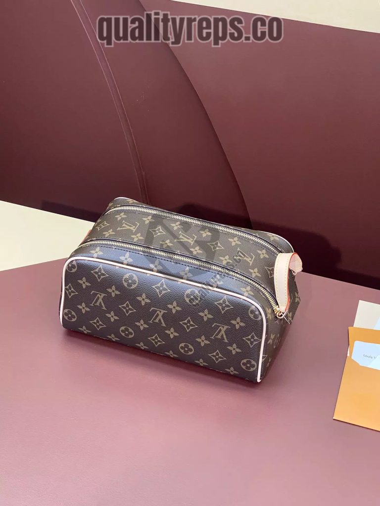 Dopp Kit Toilet Pouch Monogram Canvas Quality Reps