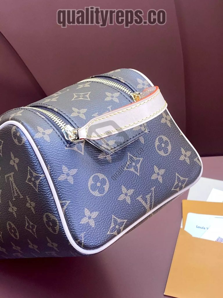 Dopp Kit Toilet Pouch Monogram Canvas Quality Reps