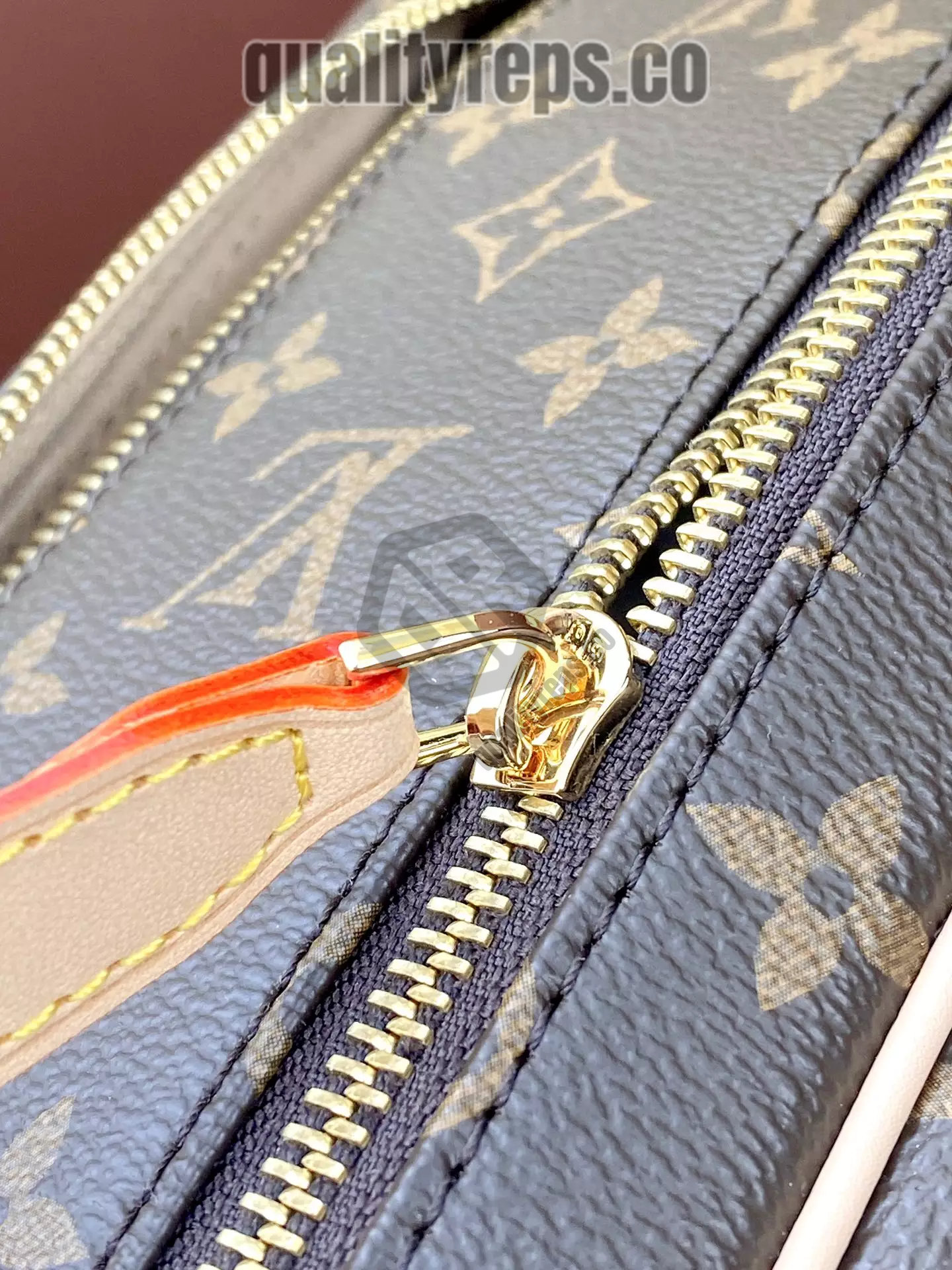 Dopp Kit Toilet Pouch Monogram Canvas Quality Reps - Image 6