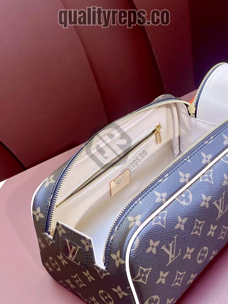 Dopp Kit Toilet Pouch Monogram Canvas Quality Reps