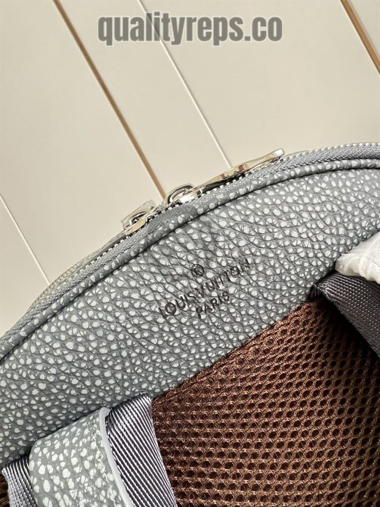 Ellipse Backpack Granite Embossed Cowhide Leather LB006 Quality Reps