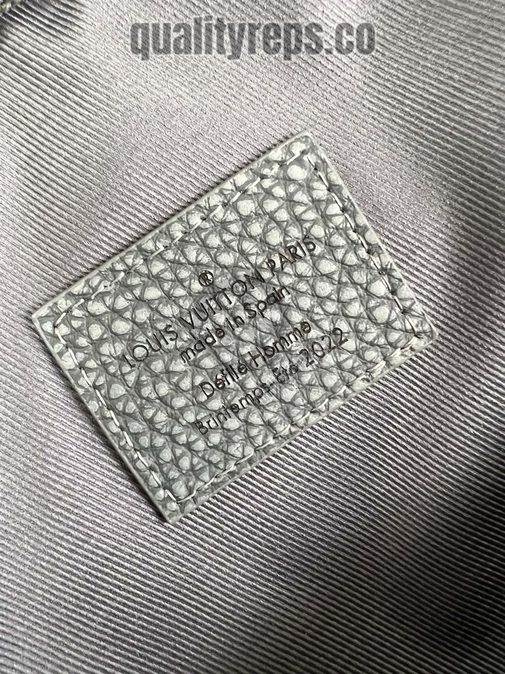 Ellipse Backpack Granite Embossed Cowhide Leather LB006 Quality Reps - Image 5