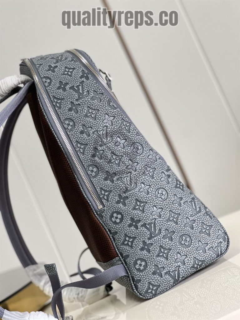 Ellipse Backpack Granite Embossed Cowhide Leather LB006 Quality Reps