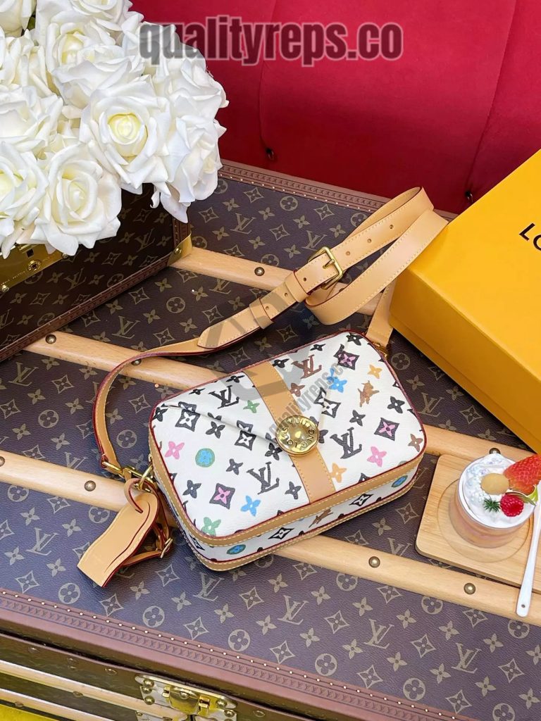 Envelope Messenger Bag Vanilla Monogram Craggy Canvas Quality Reps