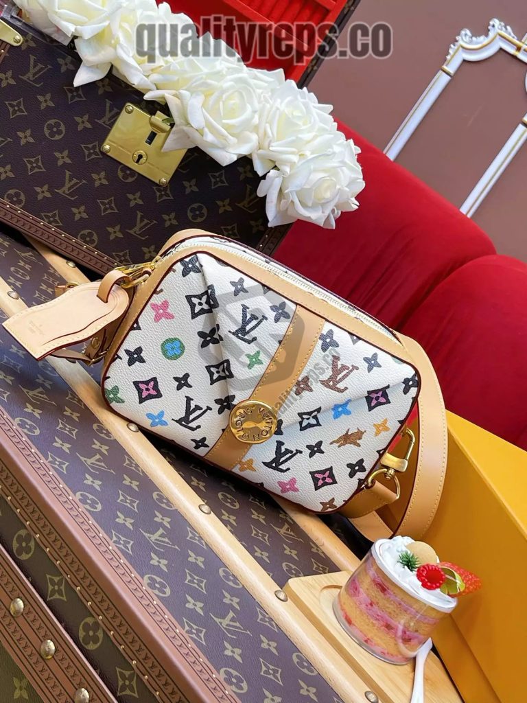 Envelope Messenger Bag Vanilla Monogram Craggy Canvas Quality Reps