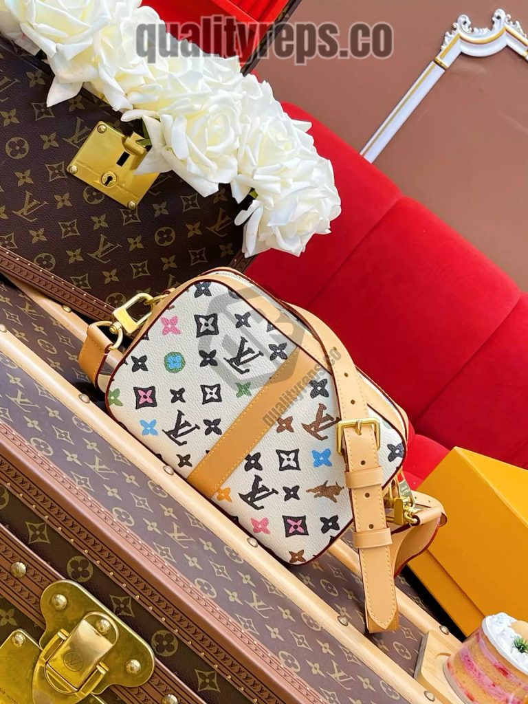 Envelope Messenger Bag Vanilla Monogram Craggy Canvas Quality Reps