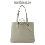 Fastline Tote LV Aerogram Sage Cowhide Leather Quality Reps