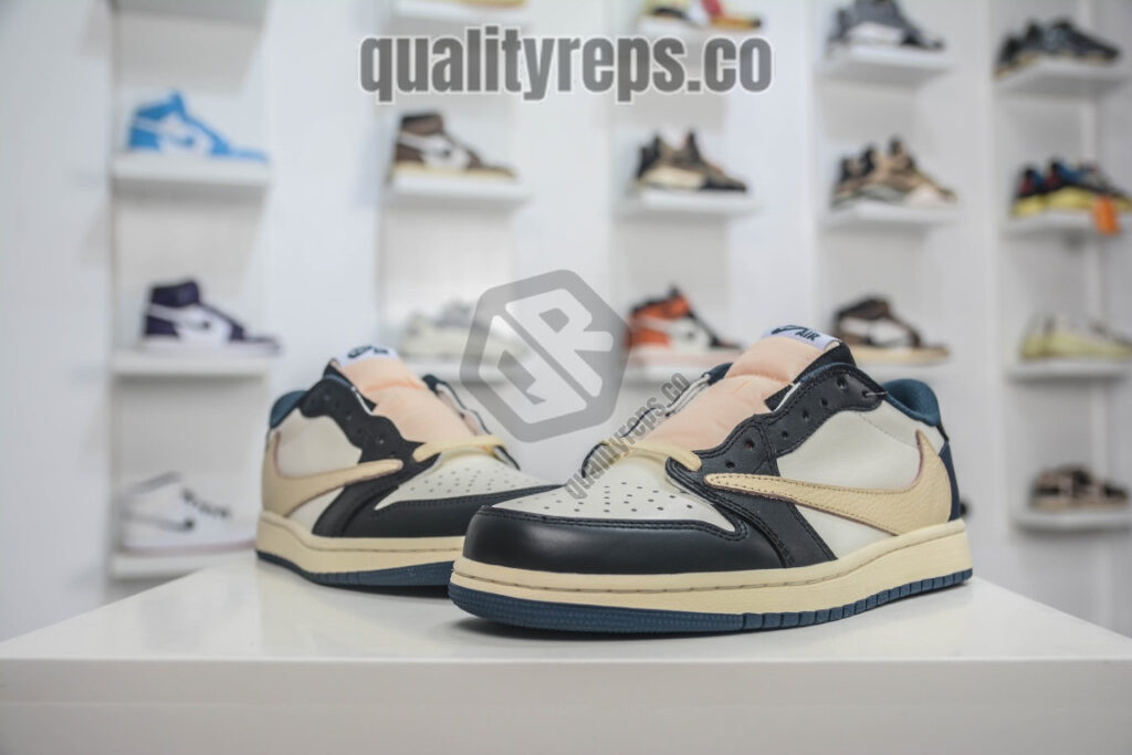 Fragment x Travis Scott Air Jordan 1 Low OG SP Quality Reps 5