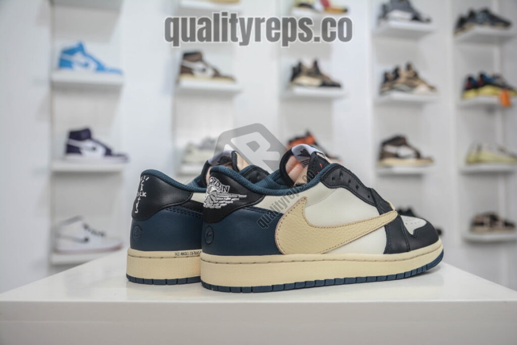 Fragment x Travis Scott Air Jordan 1 Low OG SP Quality Reps 6