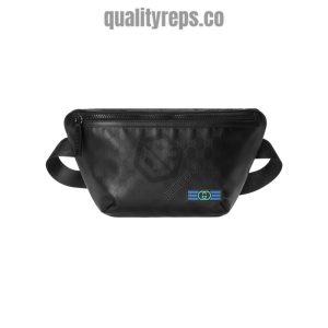 GG Crystal Belt Bag in Black GG Crystal Canvas Quality Reps