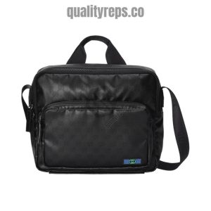 GG Crystal Crossbody Bag in Black GG Crystal Canvas Quality Reps