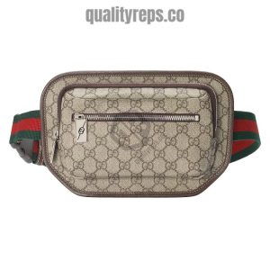 GG Supreme Belt Bag in Beige and Ebony GB222 Quality Reps