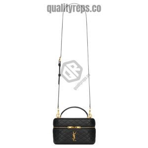 Gaby Vanity Bag Black Lambskin YB091 Quality Reps