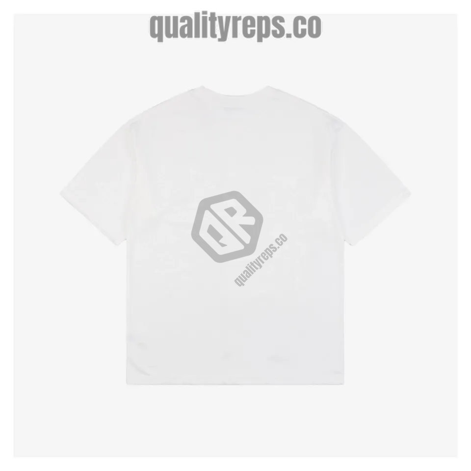 L Banana Tree Elephant Embroidered T-Shirt (White/Black) Quality Reps - Image 3