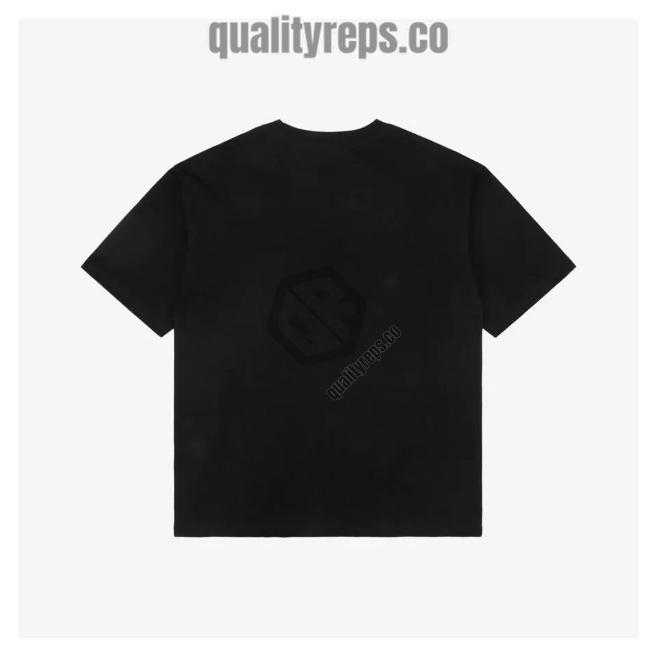 L Banana Tree Elephant Embroidered T-Shirt (White/Black) Quality Reps - Image 4