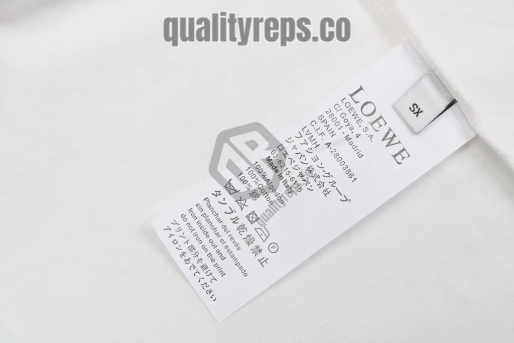 L Dragon Floral Logo Embroidered T-Shirt (Black/White) Quality Reps