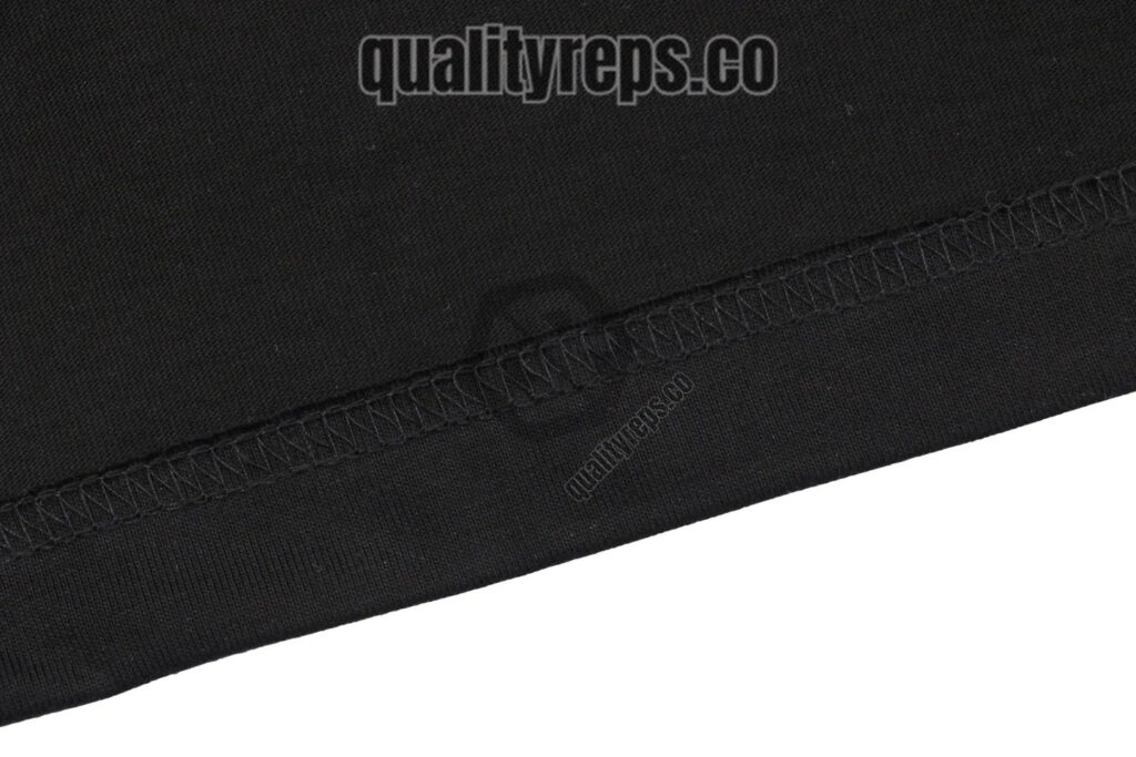 L Dragon Floral Logo Embroidered T-Shirt (Black/White) Quality Reps