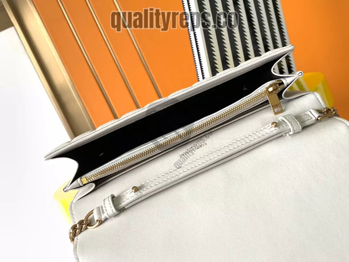 Lambskin Cassandre Chain Wallet YB012 Quality Reps - Image 9
