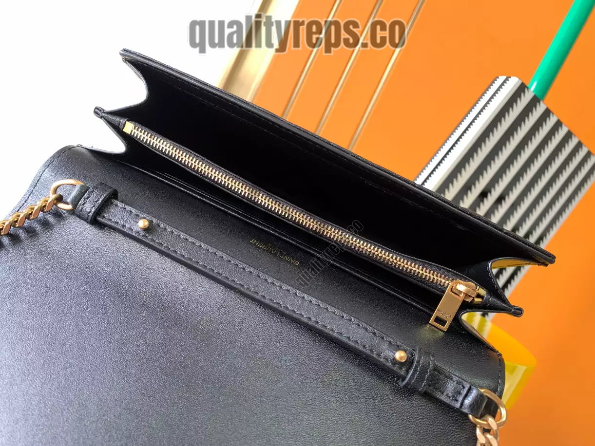 Lambskin Cassandre Chain Wallet YB013 Quality Reps - Image 9