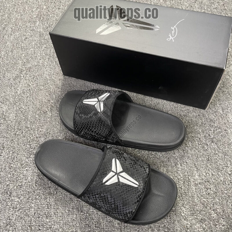 Nike Kobe Offcourt Slide Triple Black Quality Reps 7