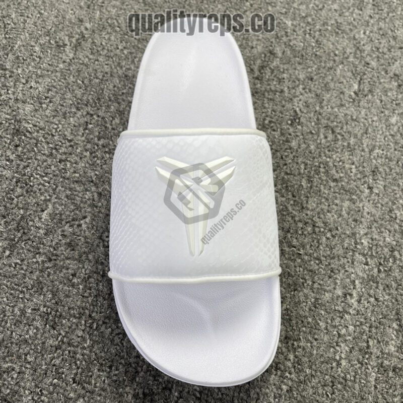 Nike Kobe Offcourt Slide Triple White Quality Reps 2