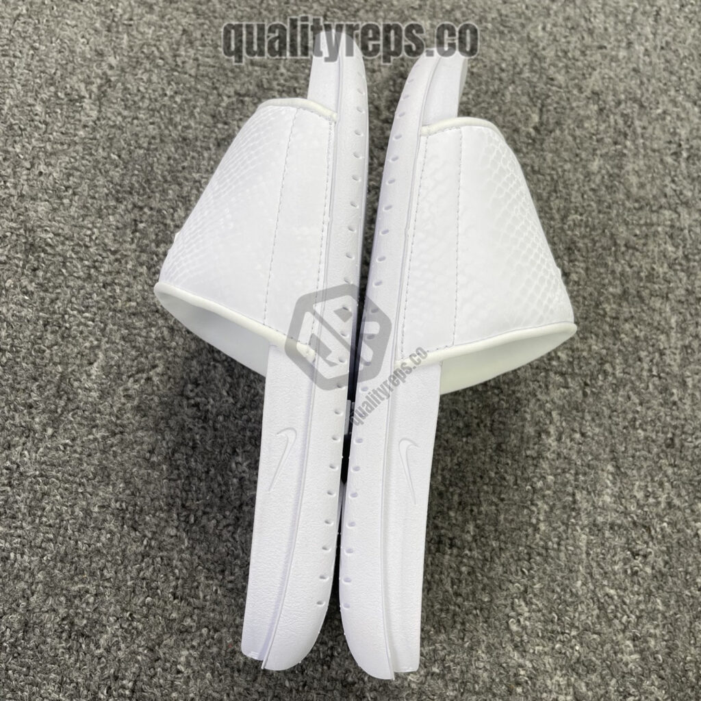 Nike Kobe Offcourt Slide Triple White Quality Reps 5