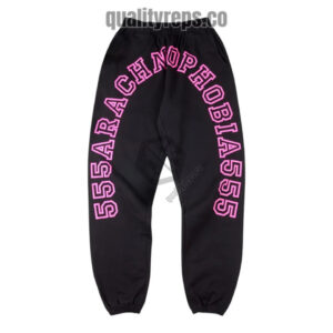 Sp5der 555 Arachnophobia Black Sweatpants Quality Reps