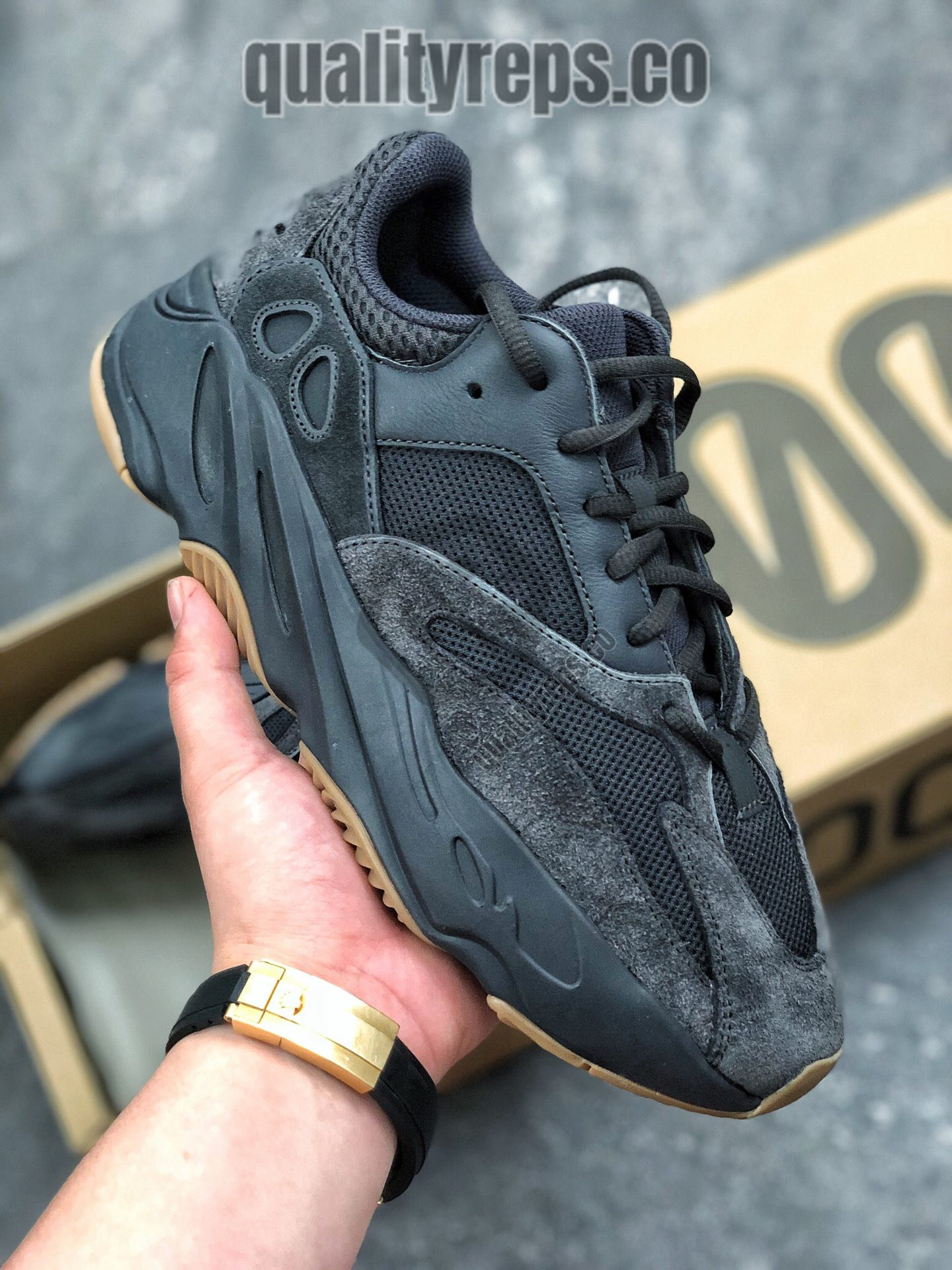 Yeezy Boost 700 Utility Black Quality Reps 2