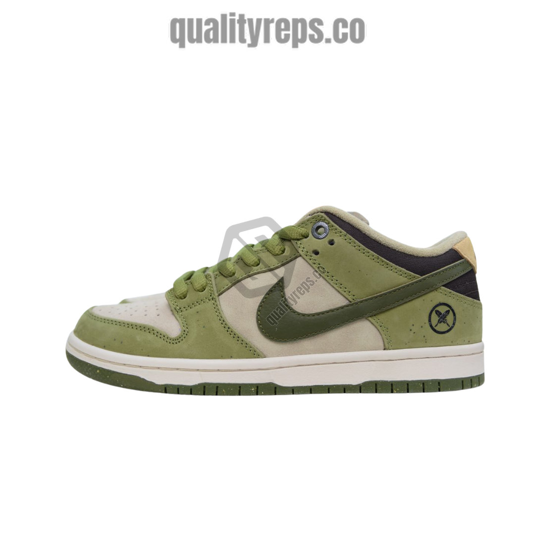 Yuto Horigome x Nike SB Dunk Low 'Asparagus' Quality Reps 1