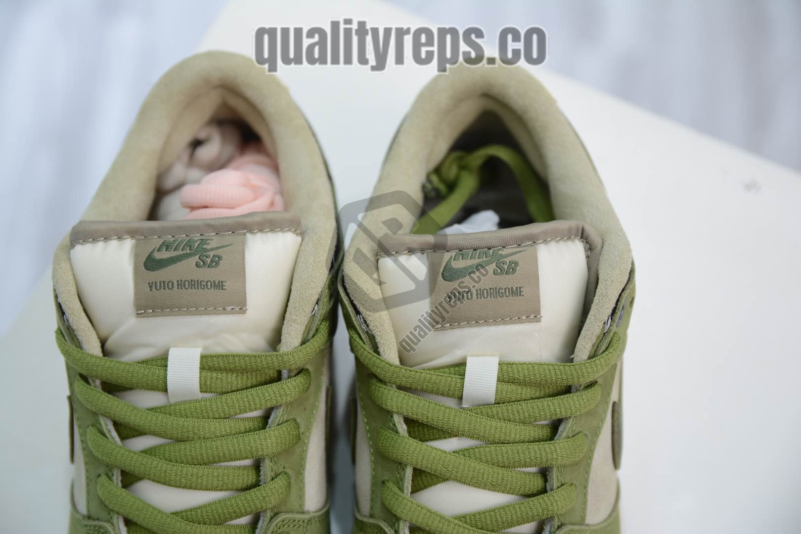 Yuto Horigome x Nike SB Dunk Low 'Asparagus' Quality Reps 10