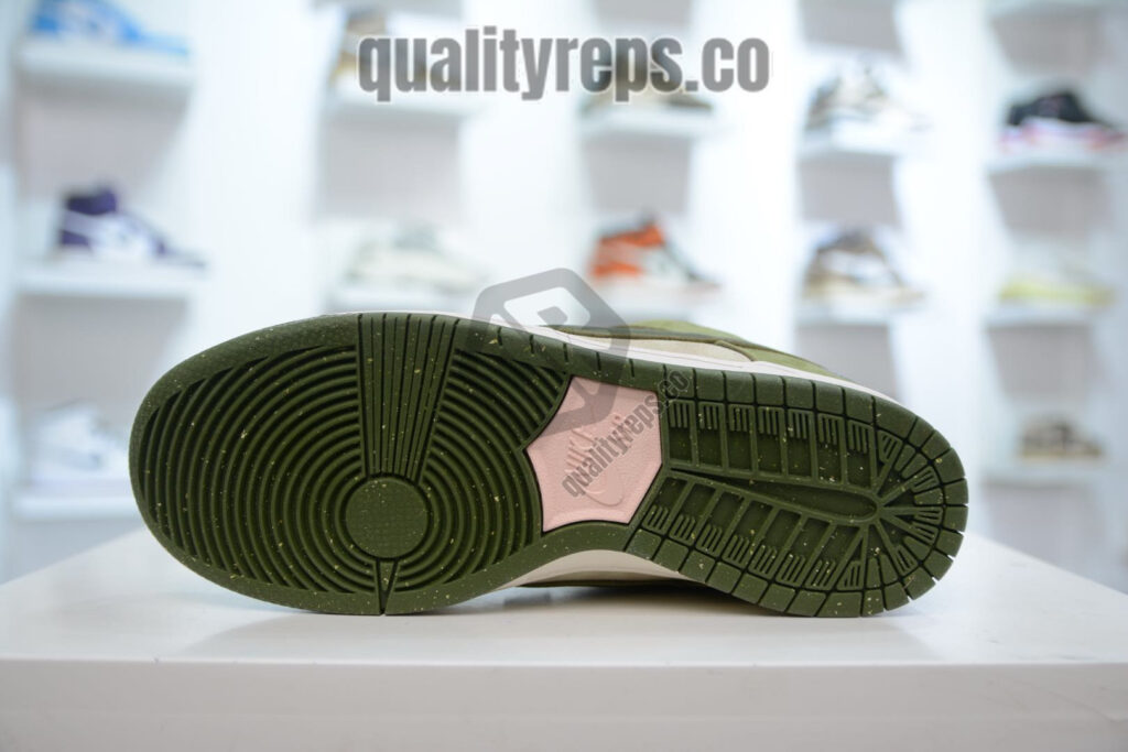 Yuto Horigome x Nike SB Dunk Low 'Asparagus' Quality Reps 6
